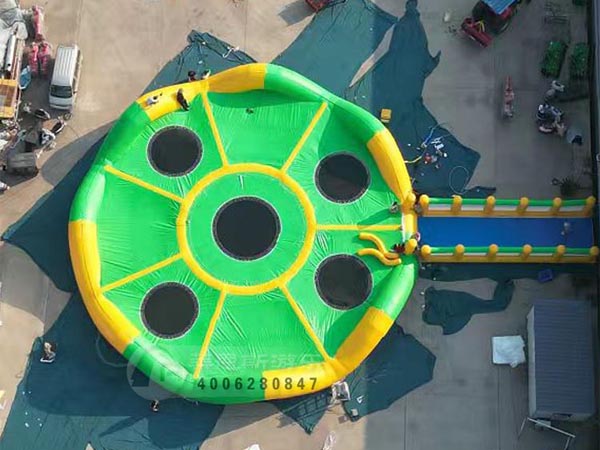 水上充氣蹦床荷葉蹦床